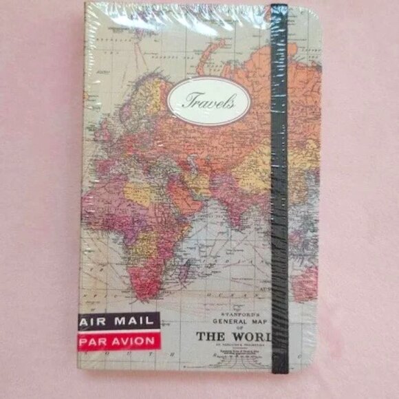 Cavallini & Co. Travels Notebook & Rose Gold Pen NWT - Picture 2 of 5